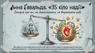 Анна Ґавальда. «35 кіло надії». Ґрегуар Дюбоск на шляху дорослішання (болісне переживання самотності й нерозуміння з боку інших, пошук власної духовної сутності та улюбленої справи).