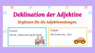 Die Welt der Adjektive
