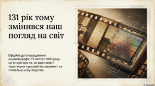 Презентація "13 лютого - День народження кінокамери"