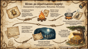 Картка Ланцюжок міркувань Леграна ("Золотий жук" Е.По)