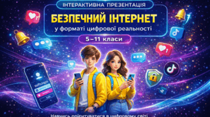 «Безпечний інтернет у форматі цифрової реальності» (5–11 класи)