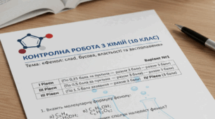 Тести з теми: «Фенол: склад, будова, властивості та застосування» Хімія 10 клас