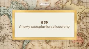 Презентація з географії 8 клас НУШ: У чому своєрідність лісостепу