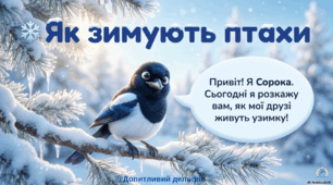 Як зимують птахи. ЯДС 2 клас