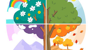 Словниковий диктант. "What the Children Can Do in Different Seasons" 3-5 класи НУШ 