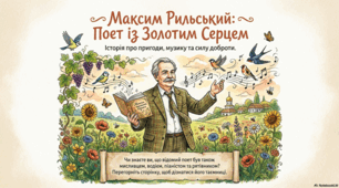 Максим Рильський: Поет із Золотим серцем. Історія про пригоди, музику та силу доброти