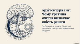 Архітектура сну:  Чому третина життя визначає якість решти