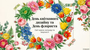 День квіткового дизайну та День флориста. Світ краси, кольору та творчості