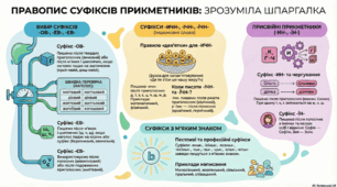 Правопис суфіксів прикметників