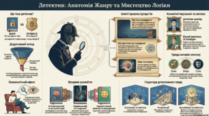 Детектив як анатомія жанру та мистецтво логіки.