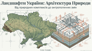 Природний комплекс (ландшафт) як просторово-цілісна система. Районування природних комплексів України