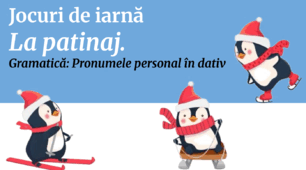 Jocuri de iarnă  La patinaj.  Gramatică: Pronumele personal în dativ Зимові ігри. На ковзанці. Особовий займенник у давальному відмінку