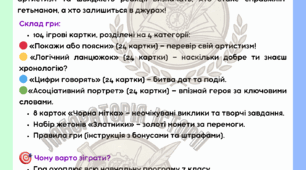 Дидактична гра "Бліц: встигни за 30 секунд", історія України 7 клас НУШ