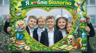 ВЕЛИКА РАМКА "Я ЛЮБЛЮ БІОЛОГІЮ"