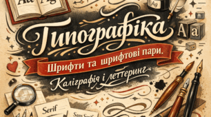 10 клас. Типографіка, шрифти і шрифтові пари. Прийоми каліграфії та леттерингу