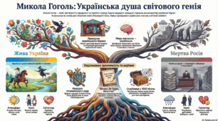 Микола Гоголь. Інфографіка