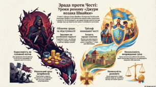 "Джури козака Швайки". Засудження підступності, жорстокості та підлості зрадників.