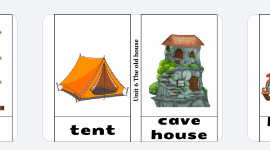 Super Minds 2 Флешкардки на тему "The old house" Flashcards Unit 6 The old house