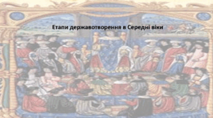 Історія: Україна і світ, 7 клас (за підручником І. Васильків). Презентація "Етапи державотворення в Середні віки"