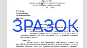 2 протокол засідання команди психолого-педагогічного супроводу 5 клас 2 рівень підтримки