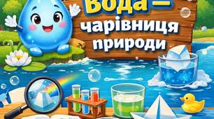 Конспект заняття для дітей середньої групи ЗДО. Тема: «Вода — чарівниця природи» (інтегроване заняття з елементами STREAM-освіти)