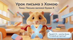 Письмо. Письмо великої букви X. Написання слів з великої букви X