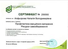  Профілактика емоційного вигорання. Ресурси самозбереження.