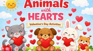 Аплікація | Animals with Hearts