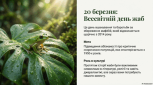 Презентація "20 березня - Всесвітній день жаб (World Frog Day)"