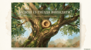 Будеш із гнізда випадати