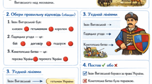 Навчальний матеріал з історії України для учнів з ООП.