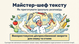 Усний твір розповідного характеру про виконання певних дій на основі власних спостережень із використанням дієприслівникових зворотів (за планом)