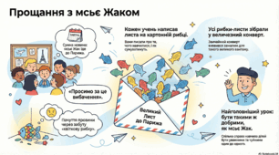 Урок позакласного читання. Катерина Бабкіна «Мсьє Жак та квітнева риба» (Хрестоматія сучасної української дитячої літератури для читання в 3, 4 класах)