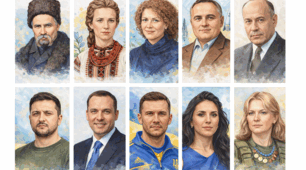 Зображення відомих українців.