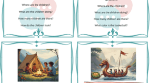 Present Continuous (speaking cards)