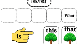 Інтерактивний матеріал "This/That/these/those"