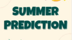 Картки "SUMMER PREDICTION"