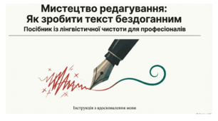 Презентація "Мистецтво редагування: як зробити текст бездоганним"