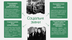 Основні тенденції соціально-економічного та політичного розвитку світу в останній третині XIX - поч. XX ст
