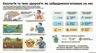 Вплив забруднення довкілля на здоров’я людини