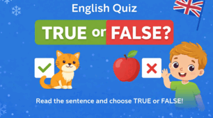 English Quiz: True or False? | Daily Actions
