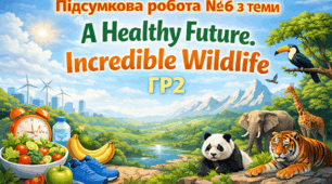 Підсумкова робота читання №6 з теми “ A healthy future. Incredible Wildlife ” ГР2