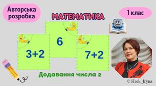 Додавання числа 1 в межах 10