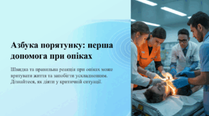 Азбука порятунку: перша допомога при опіках