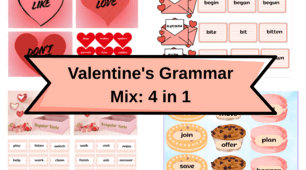 Valentine's Grammar Mix: 4 в 1