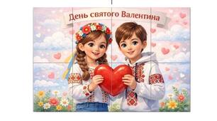 Плакат до дня закоханих (День святого Валентина)