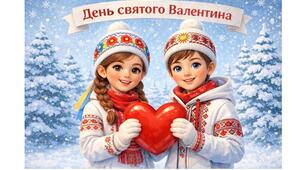 Плакат до дня закоханих (День святого Валентина)