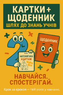 Картки + Щоденник спостережень: Шлях до знань учнів 2 класу з математики