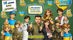 🇺🇦 Інформаційний декор-кейс + сценарій заходу з активностями до Дня єднання України "Лайки єдності".