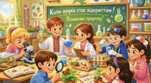 Стаття “Коли наука стає відкриттям: як перетворити уроки біології, хімії та курсу «Пізнаємо природу» на простір досліджень, що пробуджують допитливість і мислення учнів у НУШ”